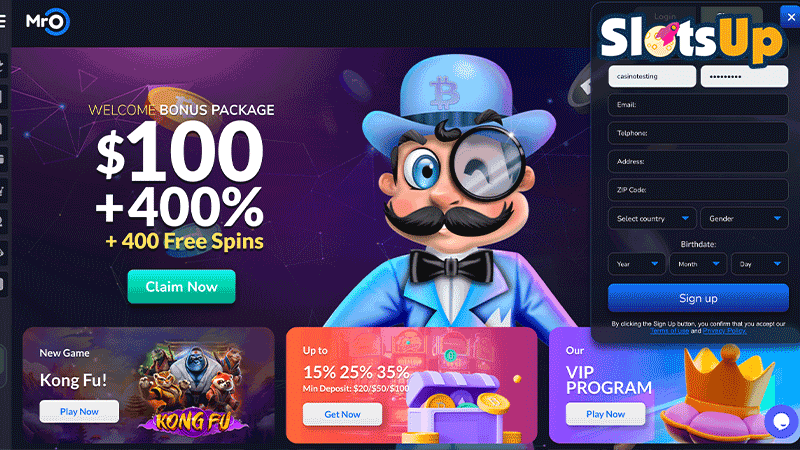 mrocasino Login