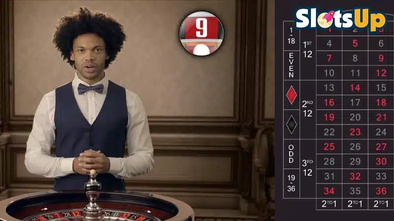 Real Roulette with Dave + slot logo Real Roulette With Dave