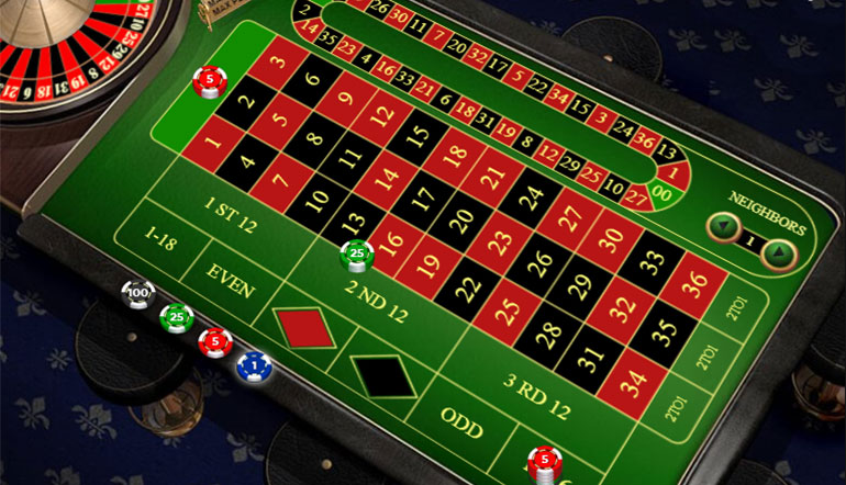 roulette James Bond Strategy Layout