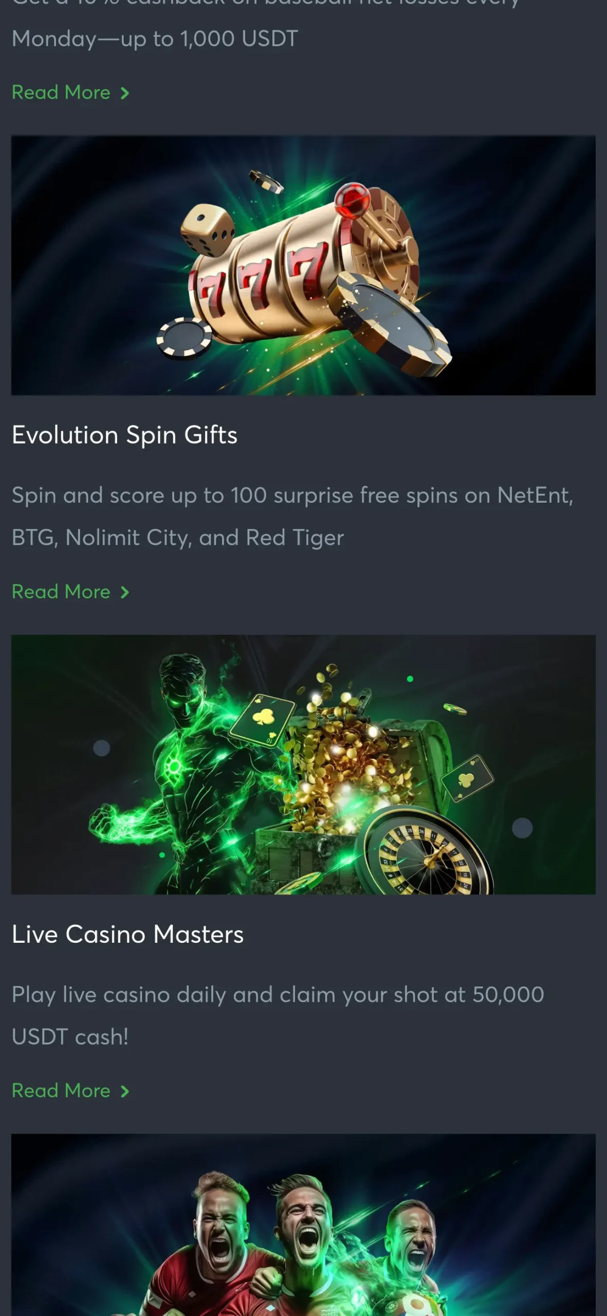 Sportsbet.io Promotions