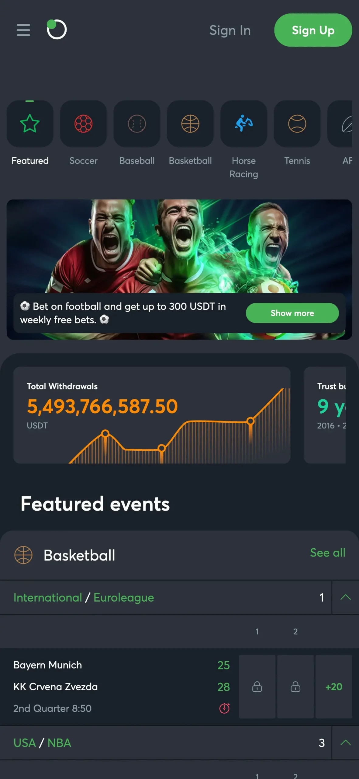 Sportsbet.io Registration 1