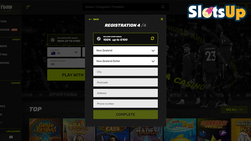 sportuna Login