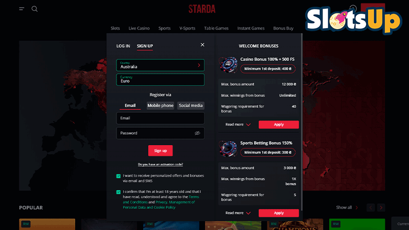 Starda Login