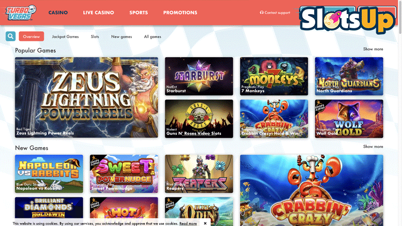 TurboVegas Casino Games