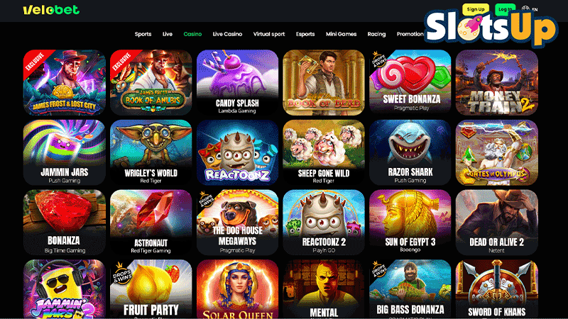 velobet Casino Games