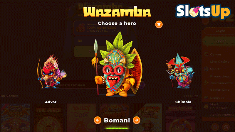 wazamba Login