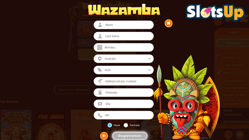 wazamba Login