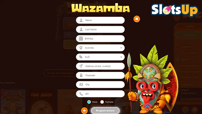 wazamba Login