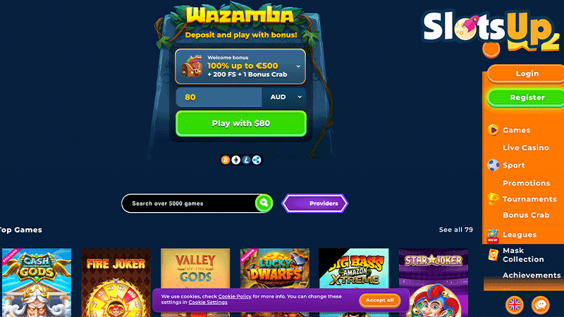 wazamba Login