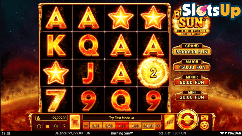 Burning Sun Slot Big Win